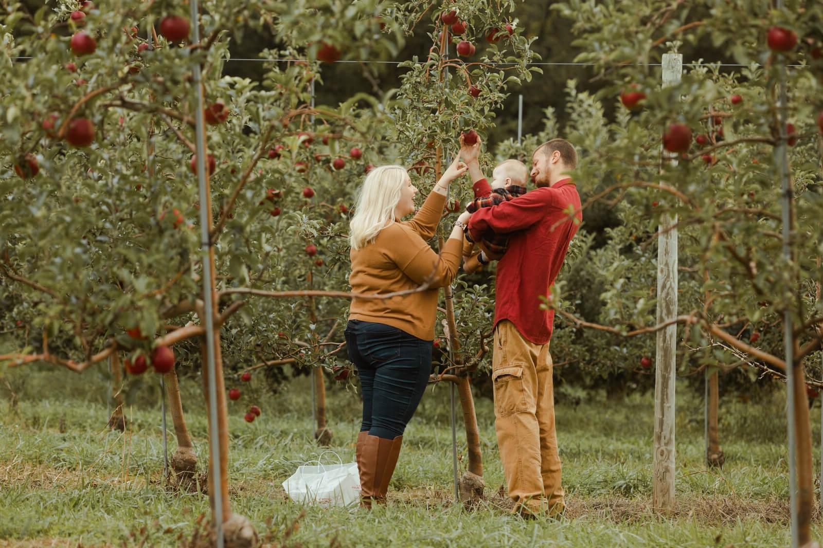 Family at Owens Orchards